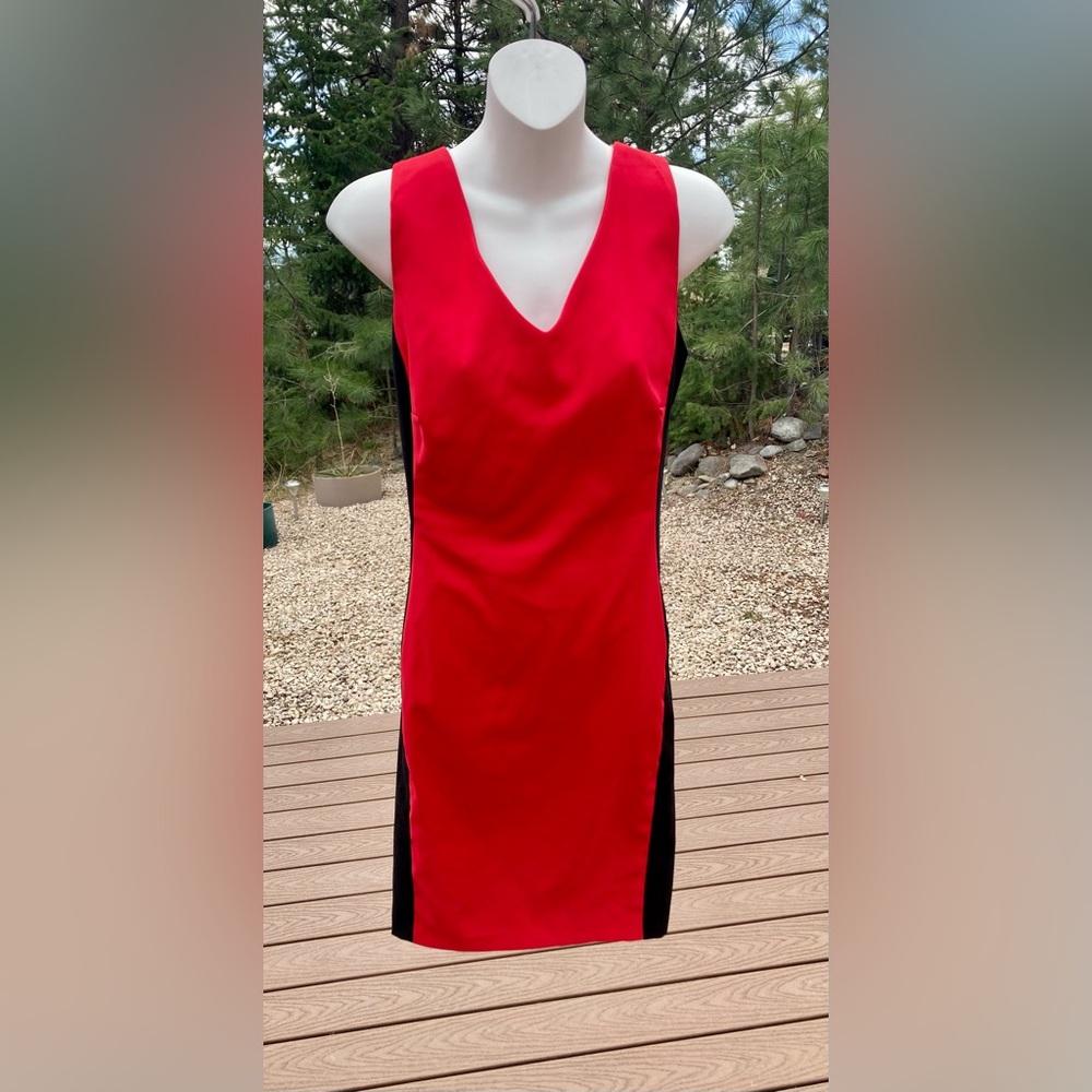 Cleo Red and Black Dress
